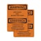 Signmission Employees Only Beyond This Point Bilingual OSHA Warning Sign, Plastic, 7in W x 10in L, 2PK OS-2PACK-WS-P-710-L-12598 - alternate 1